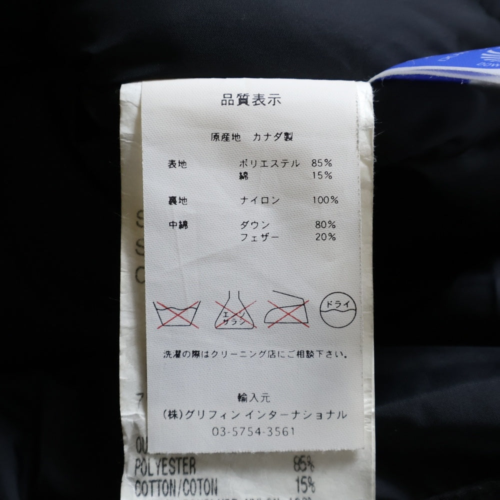 CANADA GOOSE(カナダグース) FREESTYLE DOWN VEST フリースタイル ジップアップダウンベスト ブラック 2830JM