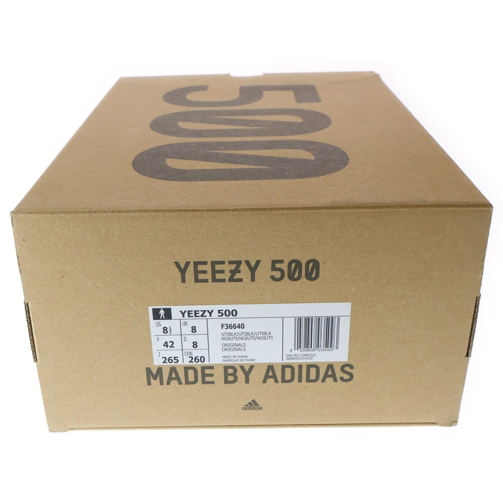 adidas(アディダス) YEEZY 500 Utility Black イージー500 ユーティリティブラック ローカットスニーカー US8.5/26.5cm F36640
