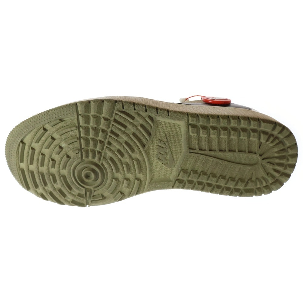 NIKE(ナイキ) ×TRAVIS SCOTT AIR JORDAN 1 LOW GOLF NRG NEUTRAL OLIVE トラヴィススコット エアジョーダン1 ゴルフ ローカットスニーカー US8/26cm FZ3124-200