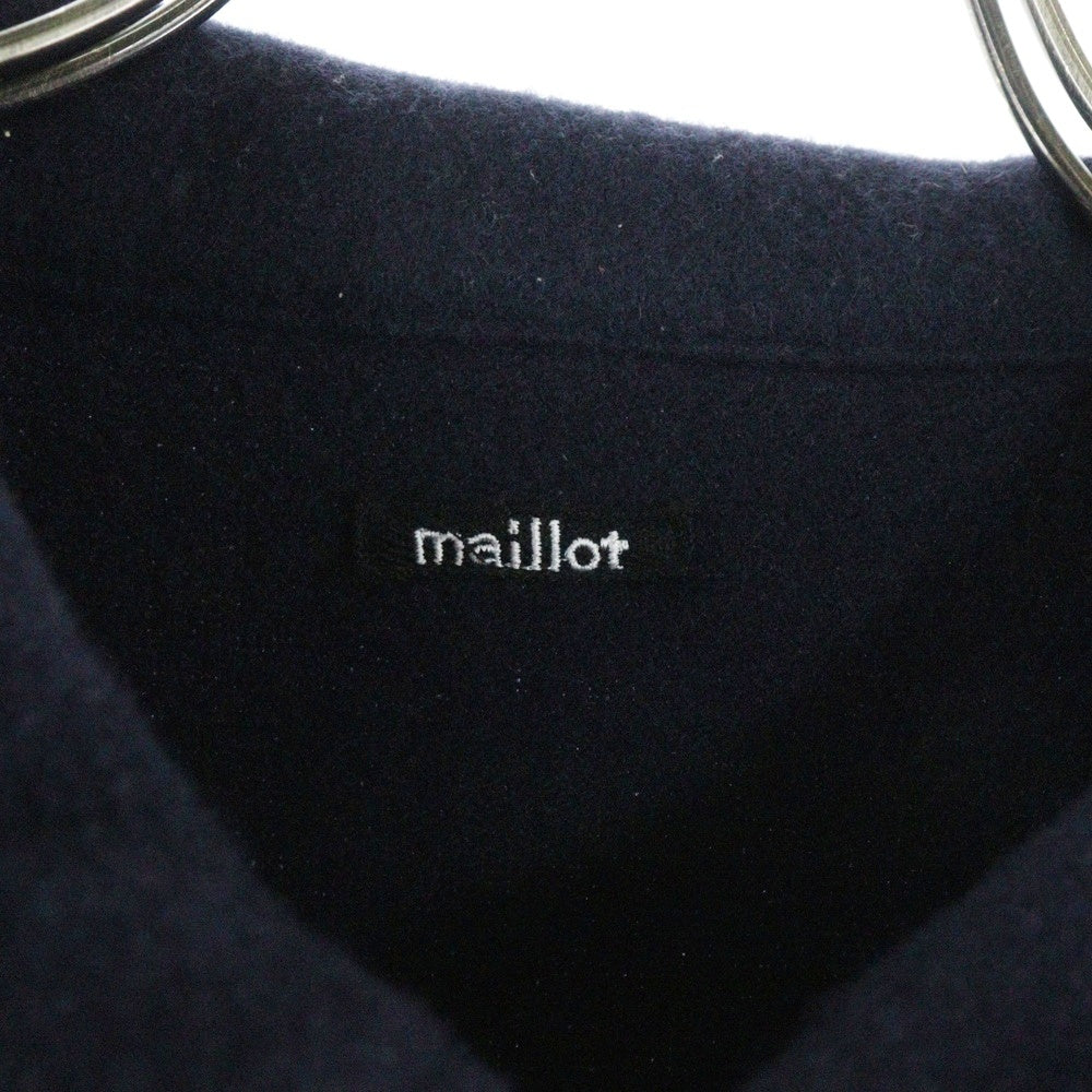 MAILLOT(マイヨ) MATURE WOOL G JACKET マチュア ウール ジー ボタンジャケット ネイビー MAO-17139
