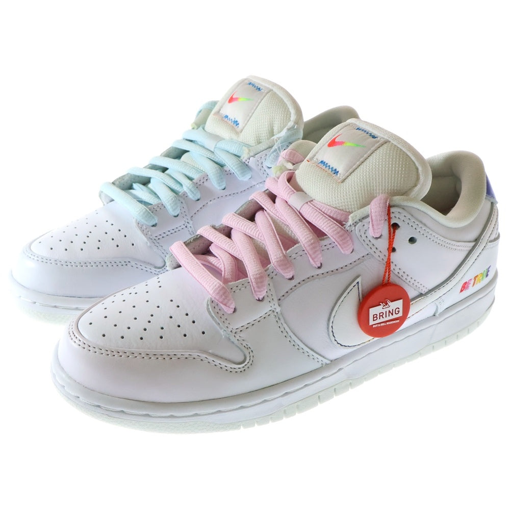 NIKE SB(ナイキエスビー) DUNK LOW BE TRUE ダンク ビートゥルー ローカットスニーカー ホワイト US7.5/25.5cm DR4876-100