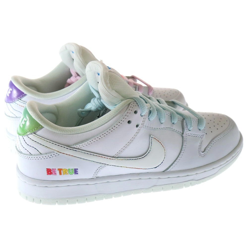 NIKE SB(ナイキエスビー) DUNK LOW BE TRUE ダンク ビートゥルー ローカットスニーカー ホワイト US7.5/25.5cm DR4876-100