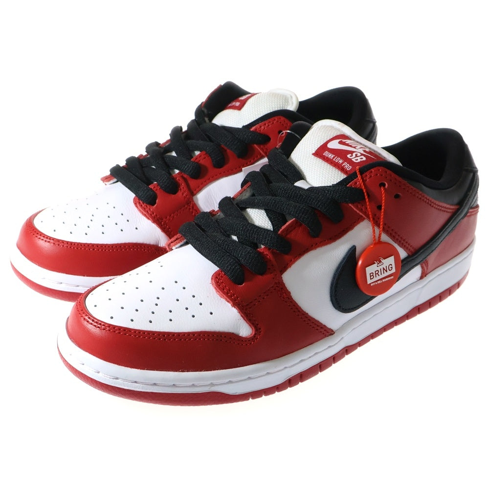 NIKE SB(ナイキエスビー) DUNK LOW PRO J-PACK CHICAGO ダンク プロ ジェーパック シカゴ ローカットスニーカー レッド/ホワイト US7.5/25.5cm BQ6817-600