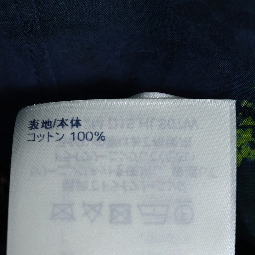 LOUIS VUITTON(ルイヴィトン) 21AW MONOGRAM TIE AND DIE SHIRT モノグラム タイアンドダイ コットン 長袖シャツ ネイビー/グリーン RM212M D15 HLS07W