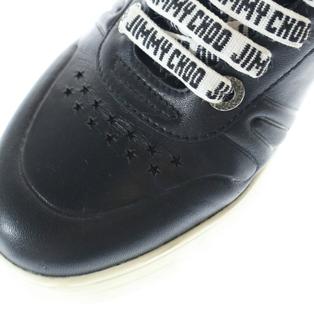 JIMMY CHOO(ジミーチュウ) HAWAII ハワイ ローカットスニーカー レディース ブラック/ホワイト