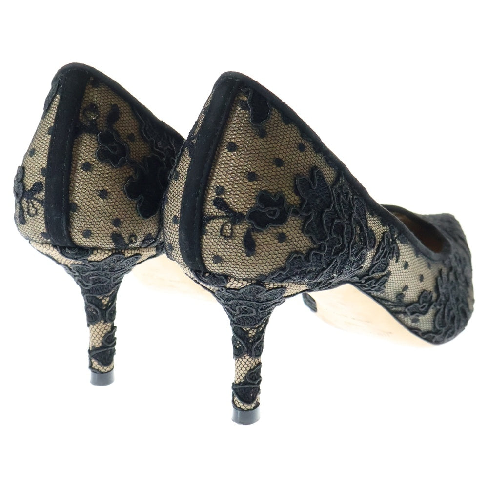 JIMMY CHOO(ジミーチュウ) ROMY60 ロミー シースルー ハイヒール パンプス レディース ブラック/ベージュ