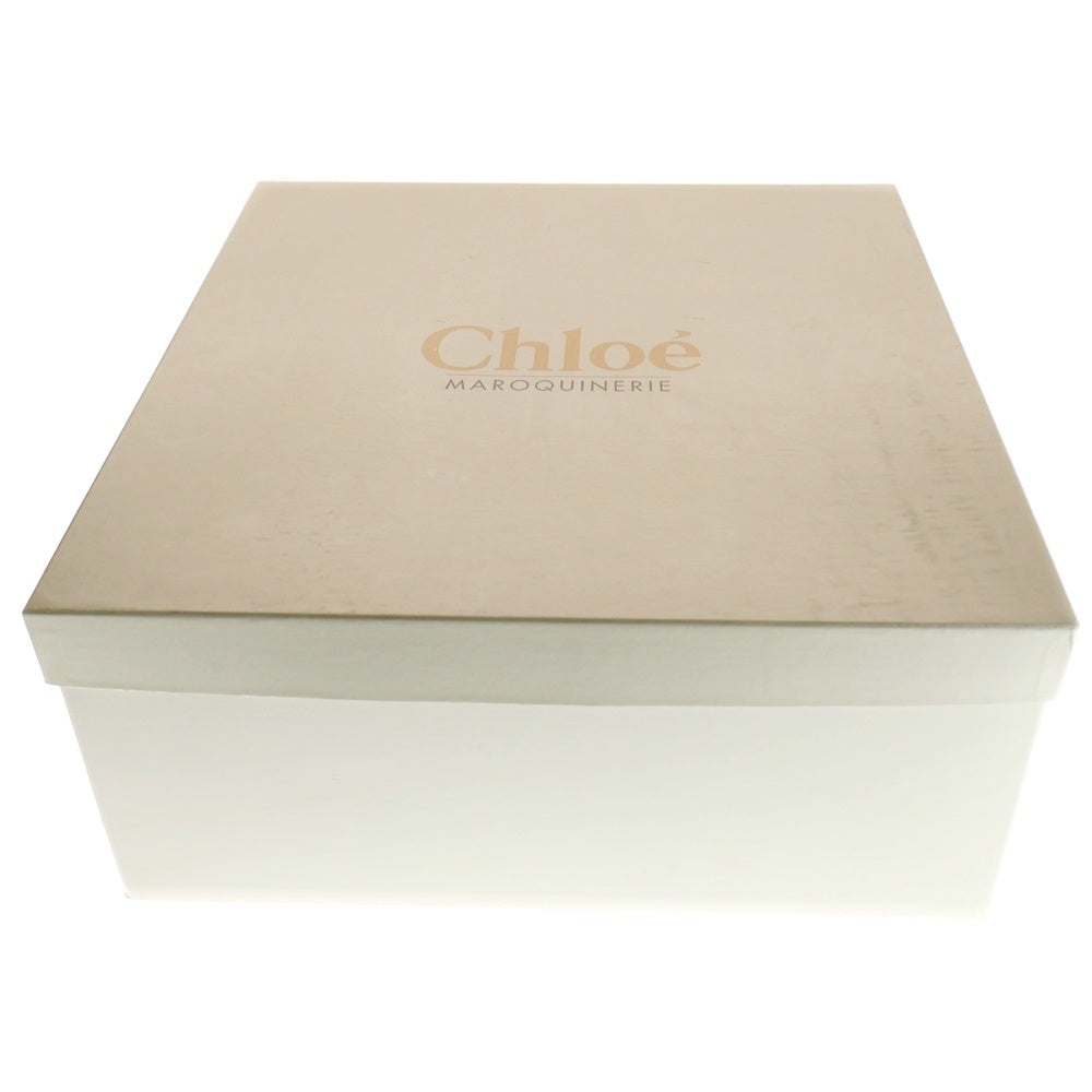 Chloe(クロエ) ロゴ刻印 C金具 レザーハンドバック レディース ピンクベージュ
