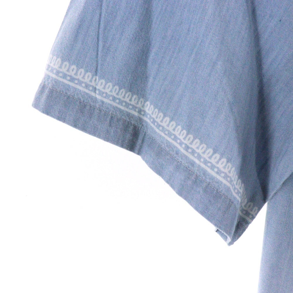 KITH(キス) 25SS CHAMBRAY PAXTON SHIRT シャンブレー パクストン 半袖シャツ インディゴ KHM033545