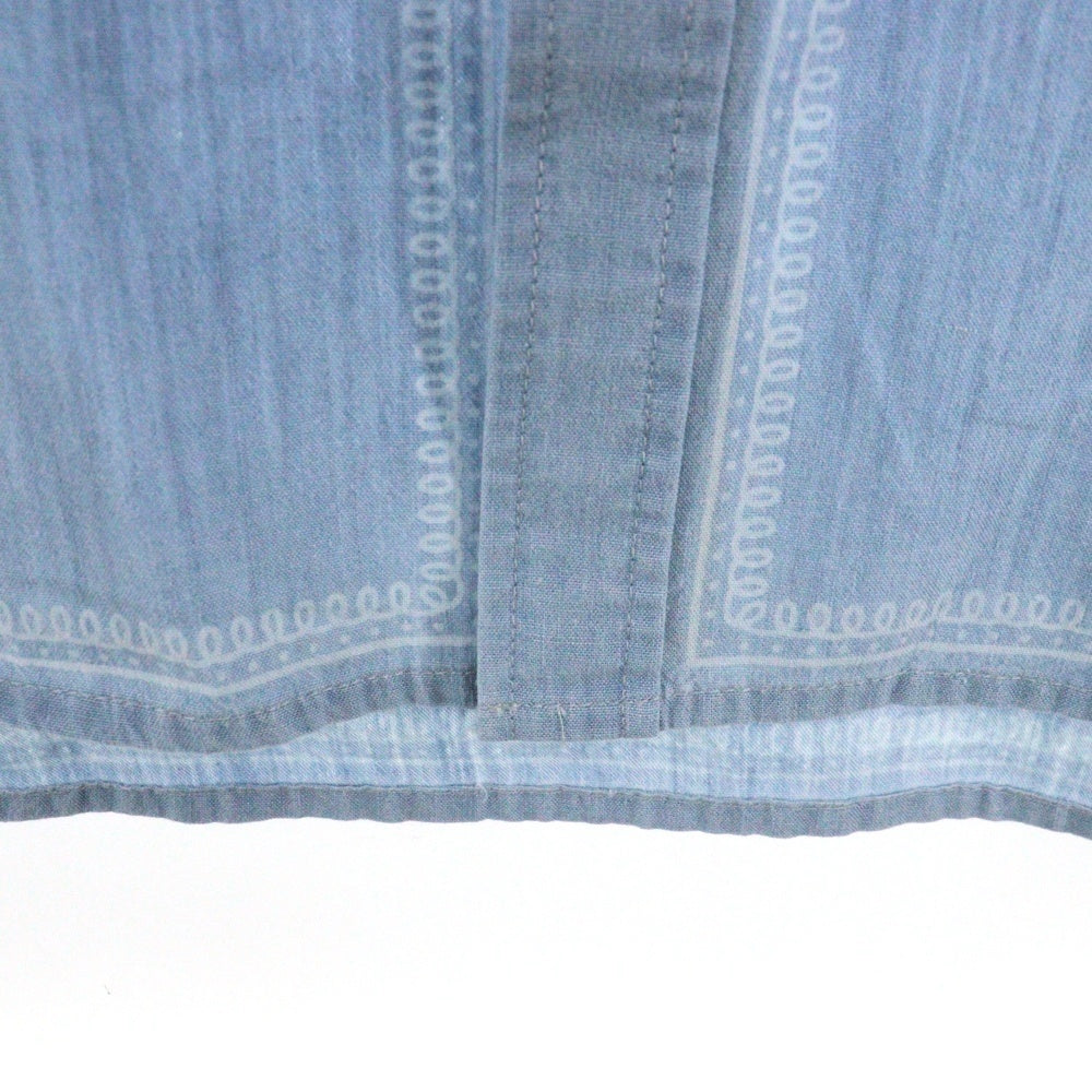 KITH(キス) 25SS CHAMBRAY PAXTON SHIRT シャンブレー パクストン 半袖シャツ インディゴ KHM033545