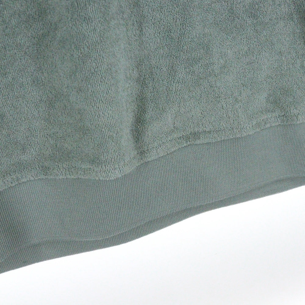 KITH(キス) 25SS PLUSH TERRY LEO POLO パイル地 ロゴ刺繍 半袖ポロシャツ グリーン KHM033646