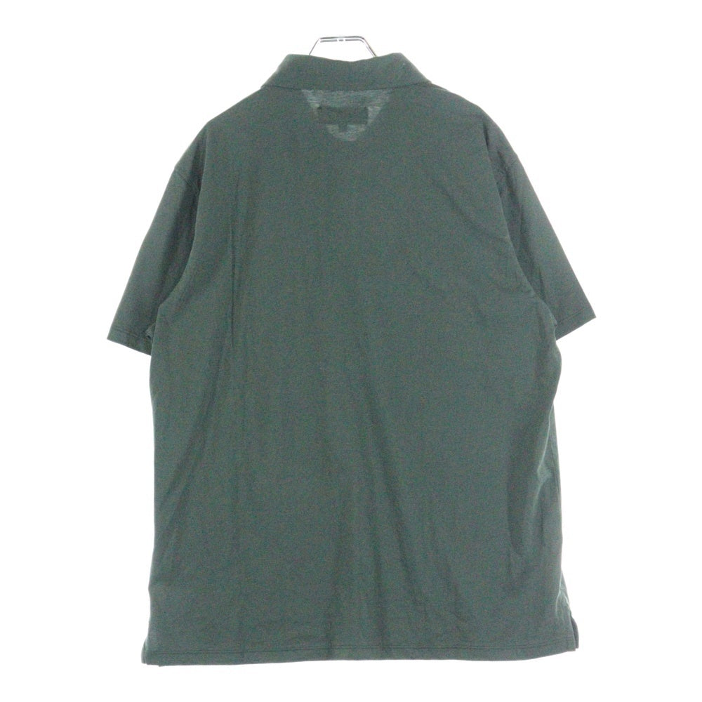 KITH(キス) 25SS &KIN PIMA JERSEY SHORT SLEEVE HEATHROW POLO ピマジャージー ヒースロー 半袖ポロシャツ グリーン KHM033511
