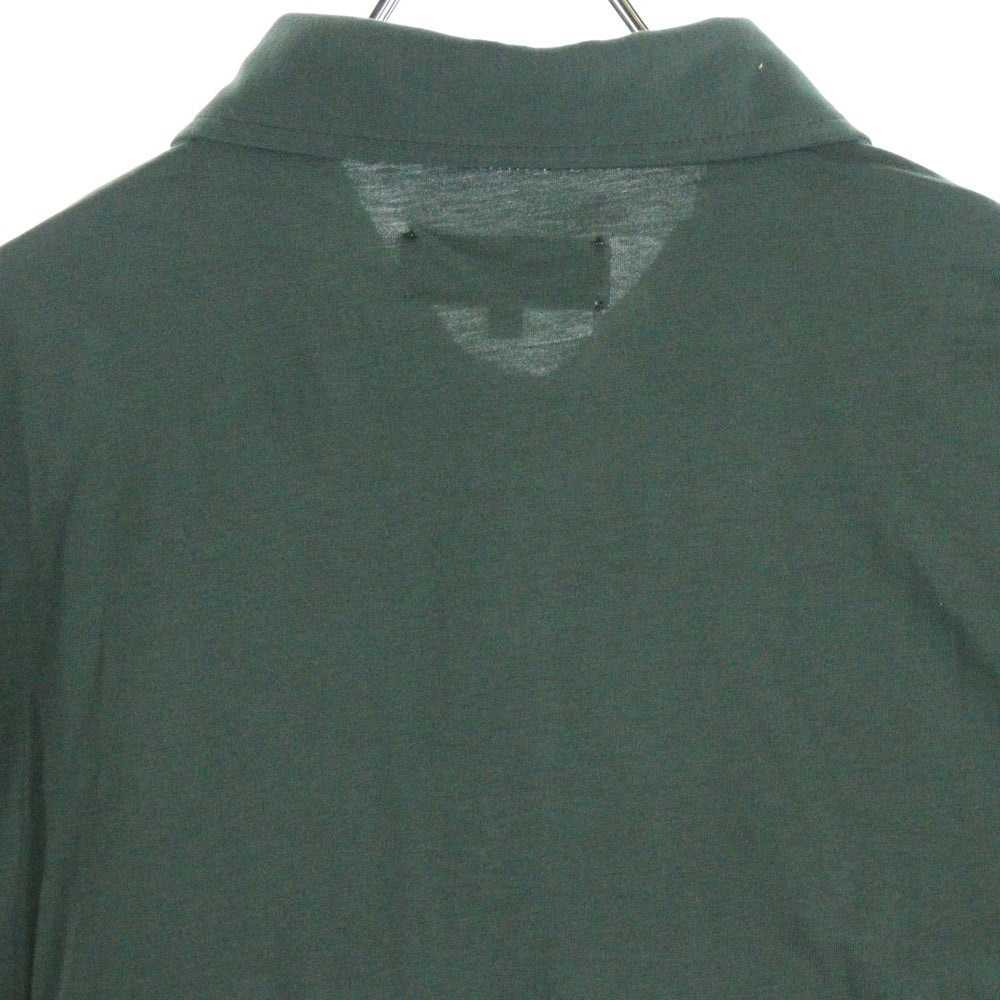 KITH(キス) 25SS &KIN PIMA JERSEY SHORT SLEEVE HEATHROW POLO ピマジャージー ヒースロー 半袖ポロシャツ グリーン KHM033511