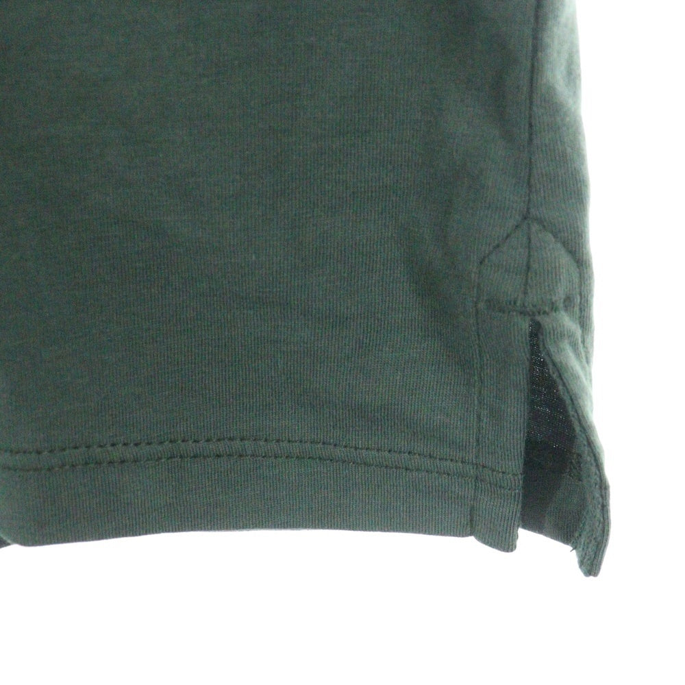 KITH(キス) 25SS &KIN PIMA JERSEY SHORT SLEEVE HEATHROW POLO ピマジャージー ヒースロー 半袖ポロシャツ グリーン KHM033511