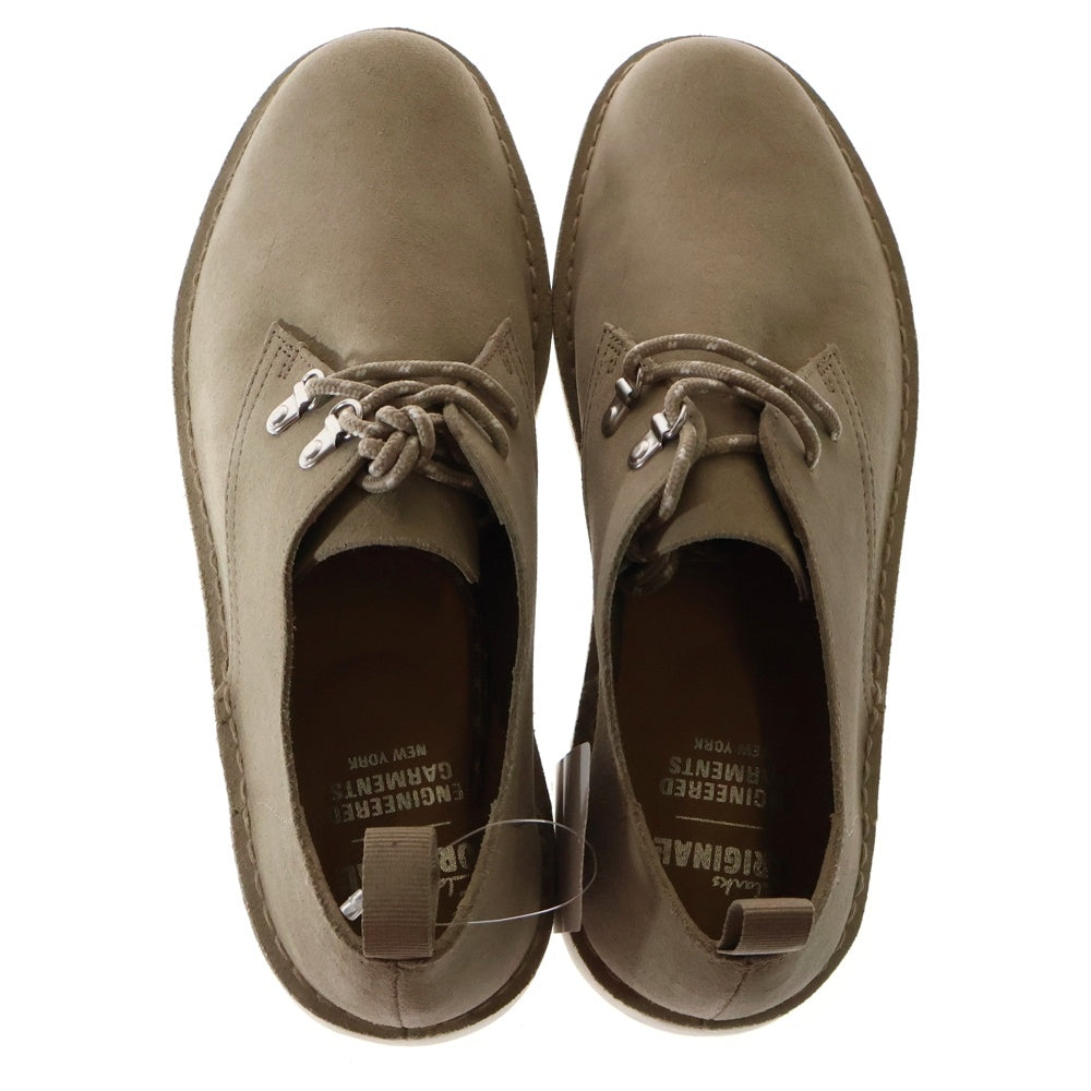 Clarks(クラークス) ×Engineered Garments Desert Khan EG エンジニアドガーメンツ デザートカーン スエード ローカット デザートブーツ ベージュ US10/27cm 61720123