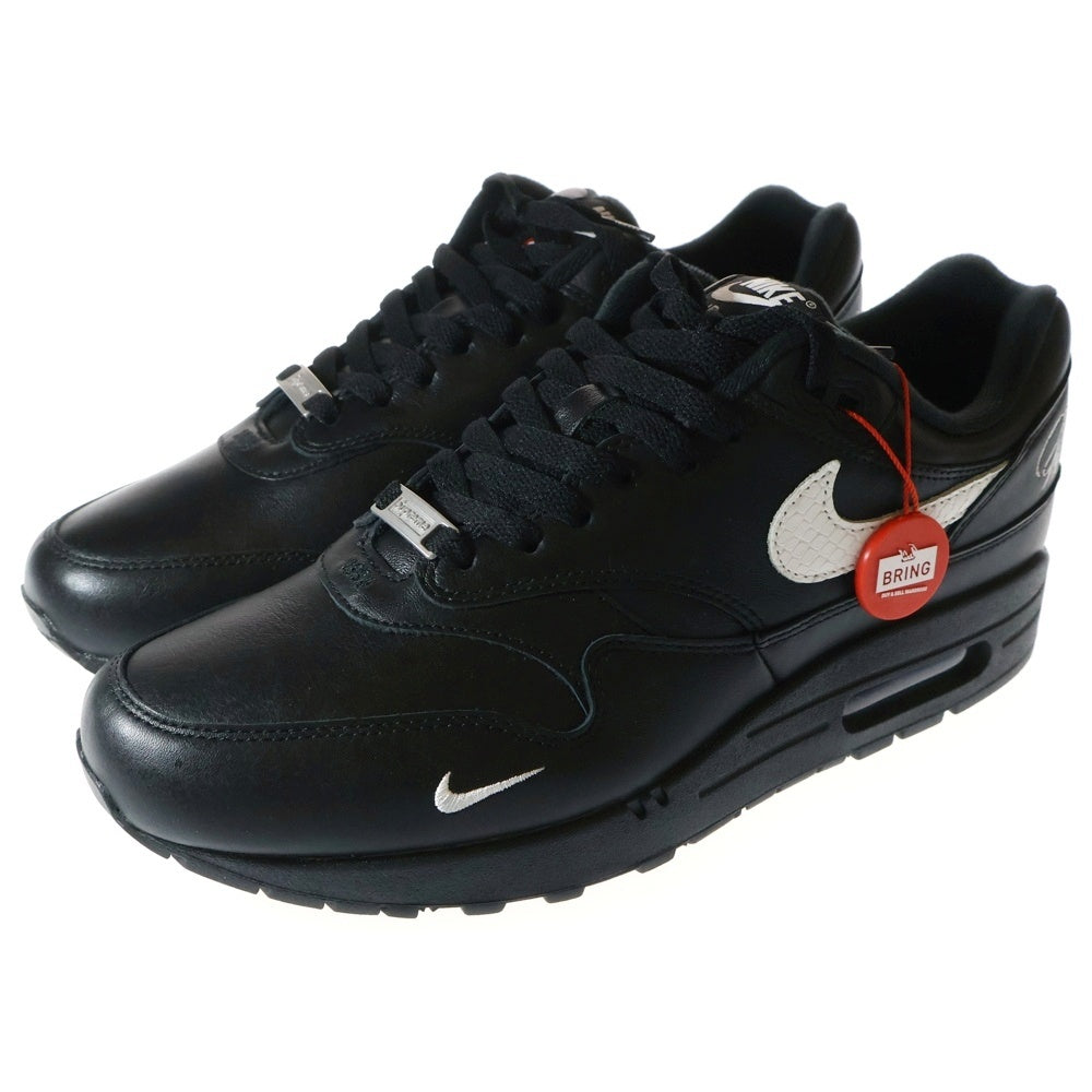 NIKE(ナイキ) 25SS ×SUPREME AIR MAX 1 87 SP シュプリーム エアマックス1 87 ローカットスニーカー ブラック US10.5/28.5cm HF8813-001