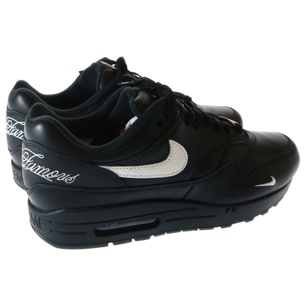 NIKE(ナイキ) 25SS ×SUPREME AIR MAX 1 87 SP シュプリーム エアマックス1 87 ローカットスニーカー ブラック US10.5/28.5cm HF8813-001