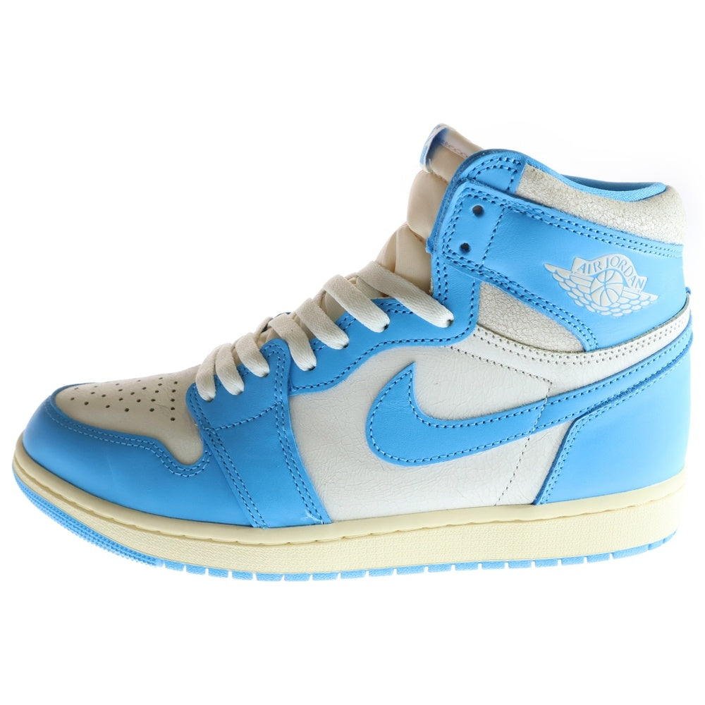 NIKE(ナイキ) AIR JORDAN 1 RETRO HIGH OG UNC Reimagined エアジョーダン1 レトロ UNC リイマジンド ハイカットスニーカー ブルー/ホワイト US10.5/28.5cm DZ5485-402