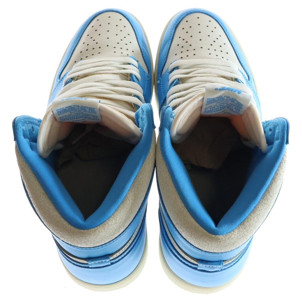 NIKE(ナイキ) AIR JORDAN 1 RETRO HIGH OG UNC Reimagined エアジョーダン1 レトロ UNC リイマジンド ハイカットスニーカー ブルー/ホワイト US10.5/28.5cm DZ5485-402