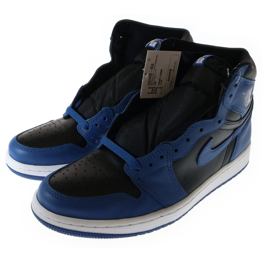 NIKE(ナイキ) AIR JORDAN 1 RETRO HIGH OG DARK MARINA BLUE エアジョーダン レトロ ダークマリーナブルー ハイカットスニーカー ブルー/ブラック US8.5/26.5cm 555088-404