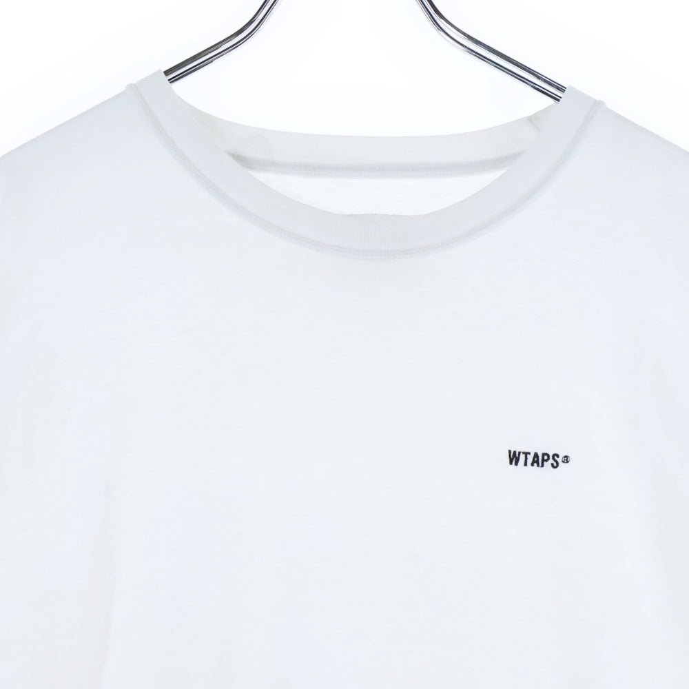 WTAPS(ダブルタップス) 23SS SIGN SS COTTON サイン ショートスリーブ コットン クルーネック半袖Tシャツ カットソー ホワイト 231ATDT-CSM28