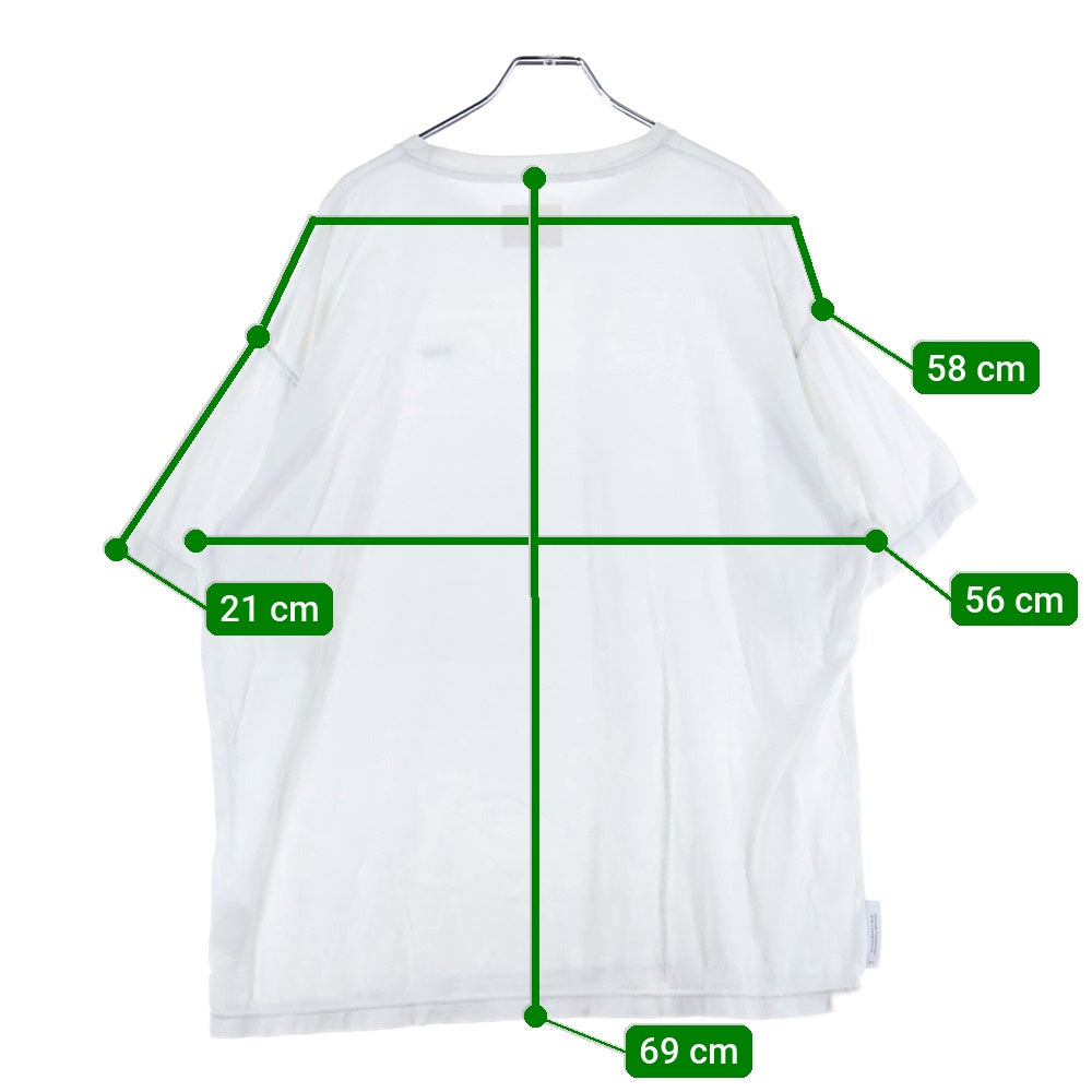 WTAPS(ダブルタップス) 23SS SIGN SS COTTON サイン ショートスリーブ コットン クルーネック半袖Tシャツ カットソー ホワイト 231ATDT-CSM28