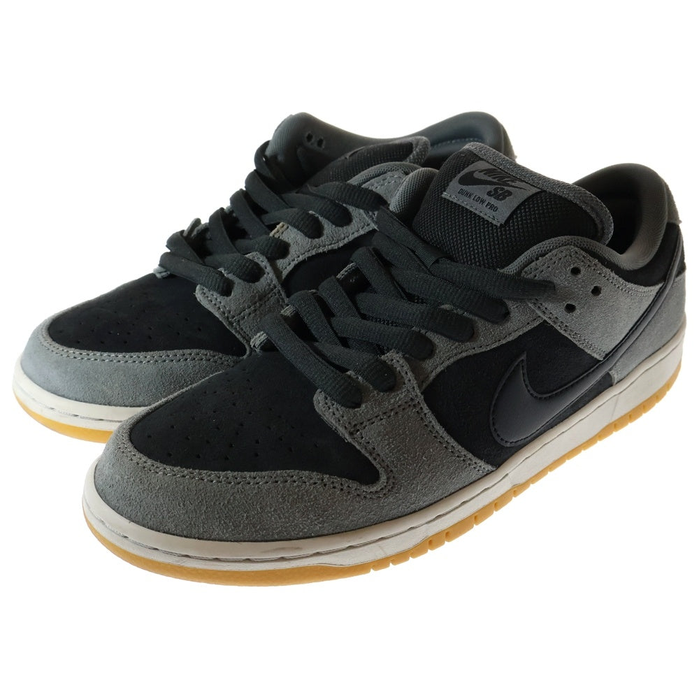 NIKE SB(ナイキエスビー) DUNK LOW PRO BLACK AND SMOKE GREY ダンク プロ ブラック アンド スモーク グレー ローカットスニーカー ブラック/グレー US9/27cm HF3063-001