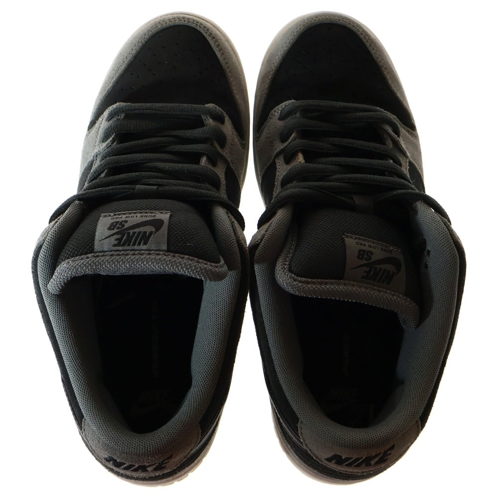 NIKE SB(ナイキエスビー) DUNK LOW PRO BLACK AND SMOKE GREY ダンク プロ ブラック アンド スモーク グレー ローカットスニーカー ブラック/グレー US9/27cm HF3063-001