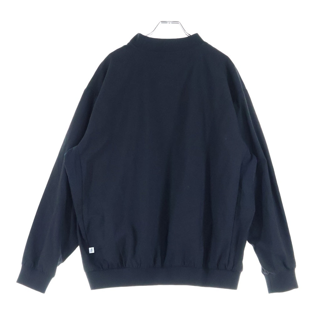 SOPHNET.(ソフネット) 22AW ×GRAMICCI BINCHOTAN CREW TOP 備長炭 ウール混 長袖クルーネックネックプルオーバートップ ブラック SOPH-222090