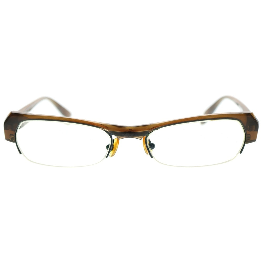 ALOOK(アルク) スクエア フレーム 眼鏡 アイウェア ブラウン ALK-1916