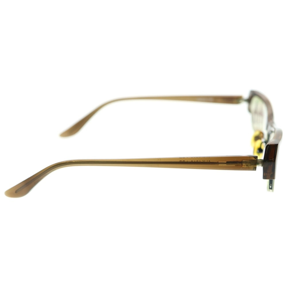 ALOOK(アルク) スクエア フレーム 眼鏡 アイウェア ブラウン ALK-1916