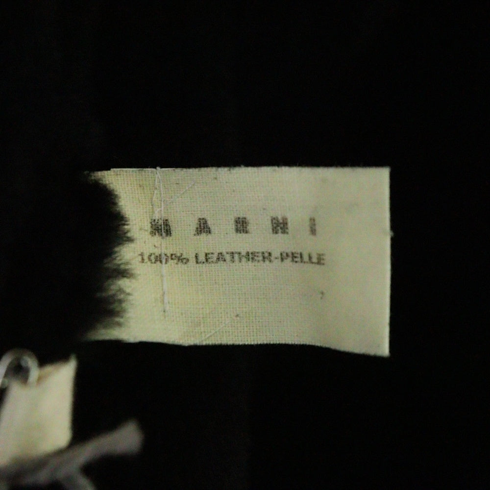 MARNI(マルニ) ムートンレザージャケット ブラック レディース GIMX417Y00LM007