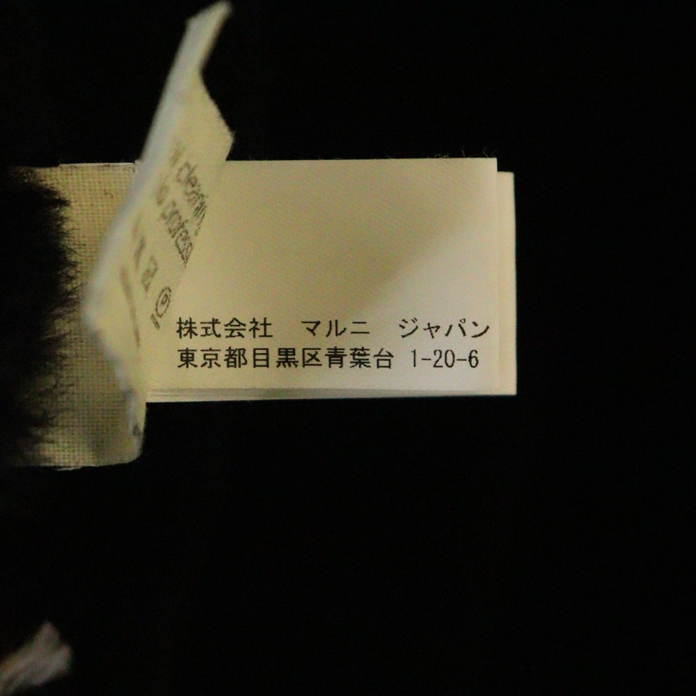 MARNI(マルニ) ムートンレザージャケット ブラック レディース GIMX417Y00LM007
