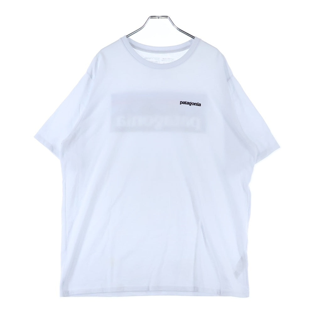 PATAGONIA(パタゴニア) REGULAR FIT レギュラーフィット 両面プリント クルーネック 半袖Tシャツ カットソー ホワイト STY38504SP21