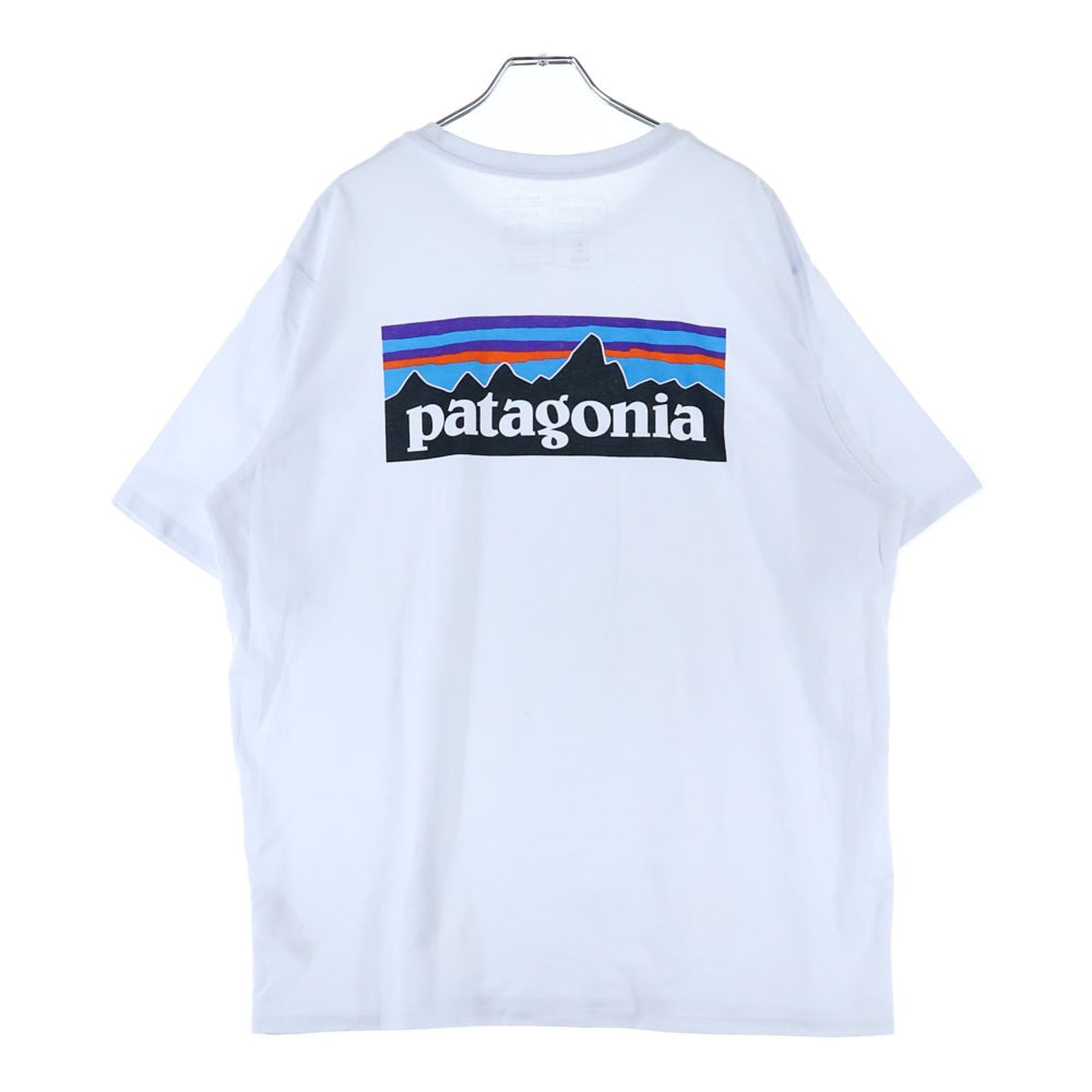 PATAGONIA(パタゴニア) REGULAR FIT レギュラーフィット 両面プリント クルーネック 半袖Tシャツ カットソー ホワイト STY38504SP21