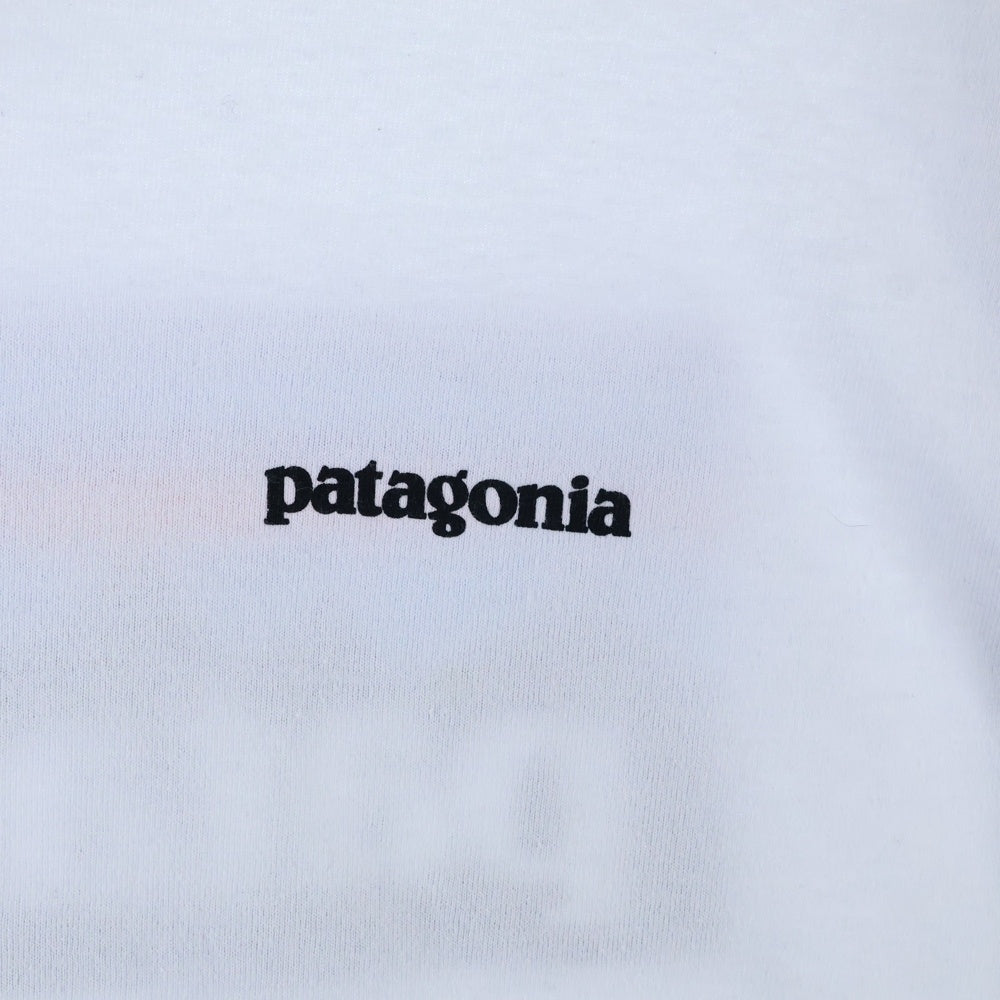 PATAGONIA(パタゴニア) REGULAR FIT レギュラーフィット 両面プリント クルーネック 半袖Tシャツ カットソー ホワイト STY38504SP21