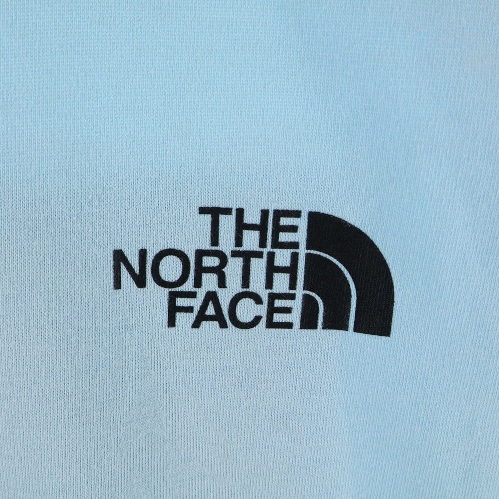 THE NORTH FACE(ザノースフェイス) バックグラフィックプリント ロゴ クルーネック 半袖Tシャツ カットソー ブルー NT7UM13L