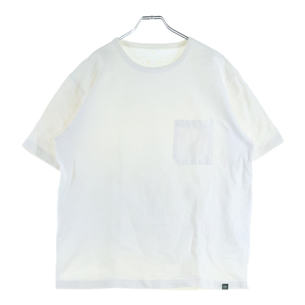 WORK NOT WORK(ワークノットワーク) スーパーヘビーウェイト ポケット 半袖Tシャツ カットソー ホワイト UW75-11U047