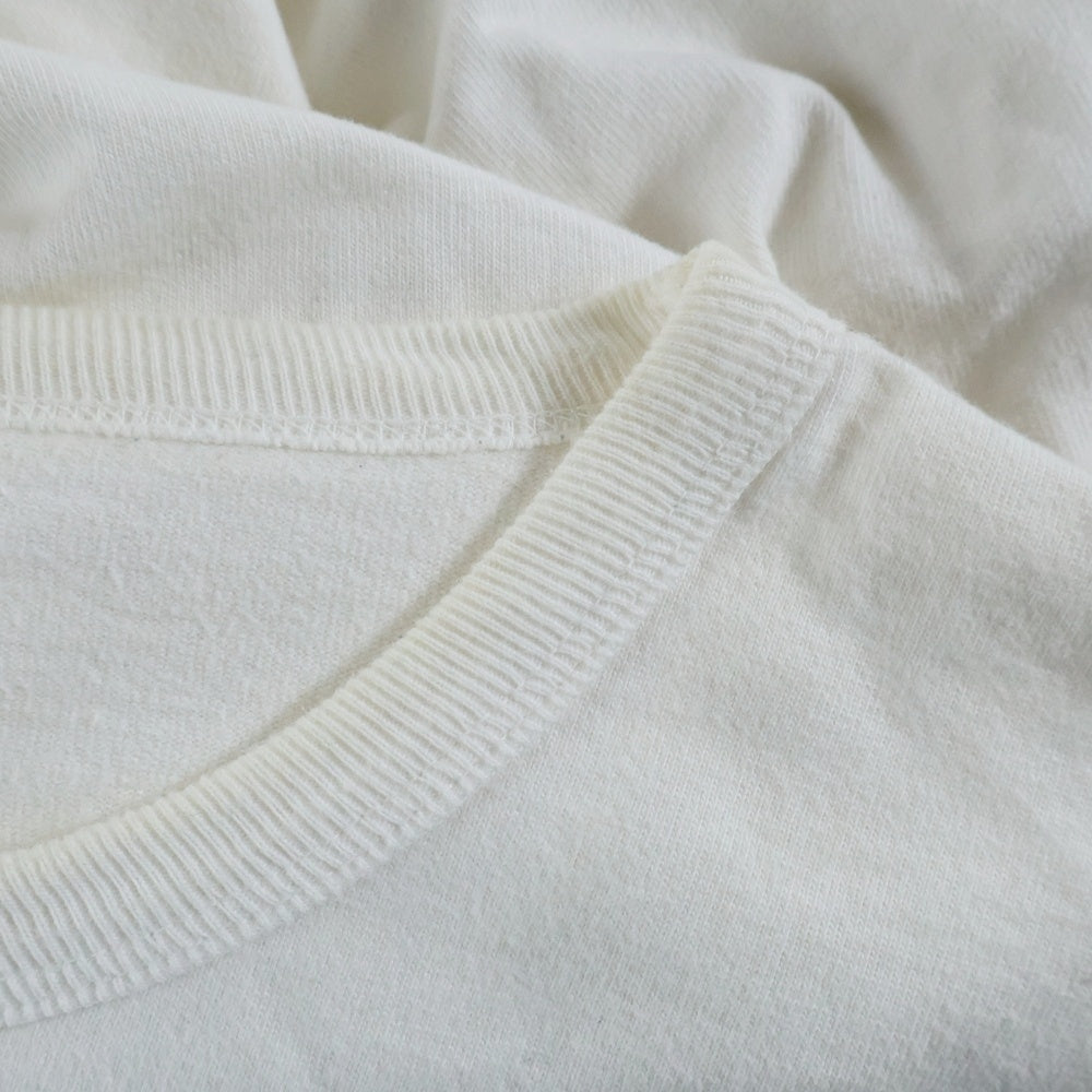 WORK NOT WORK(ワークノットワーク) スーパーヘビーウェイト ポケット 半袖Tシャツ カットソー ホワイト UW75-11U047