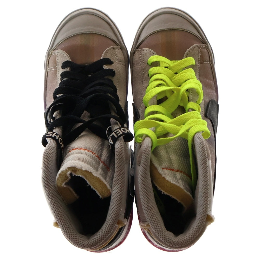 NIKE(ナイキ) ×BEANIESERENA WILLIAMS ×OFF WHITE BLAZER QUEEN セレーナウィリアムズ オフホワイト ミッドカットスニーカー レディース US6.0/24.0cm AA3832-002