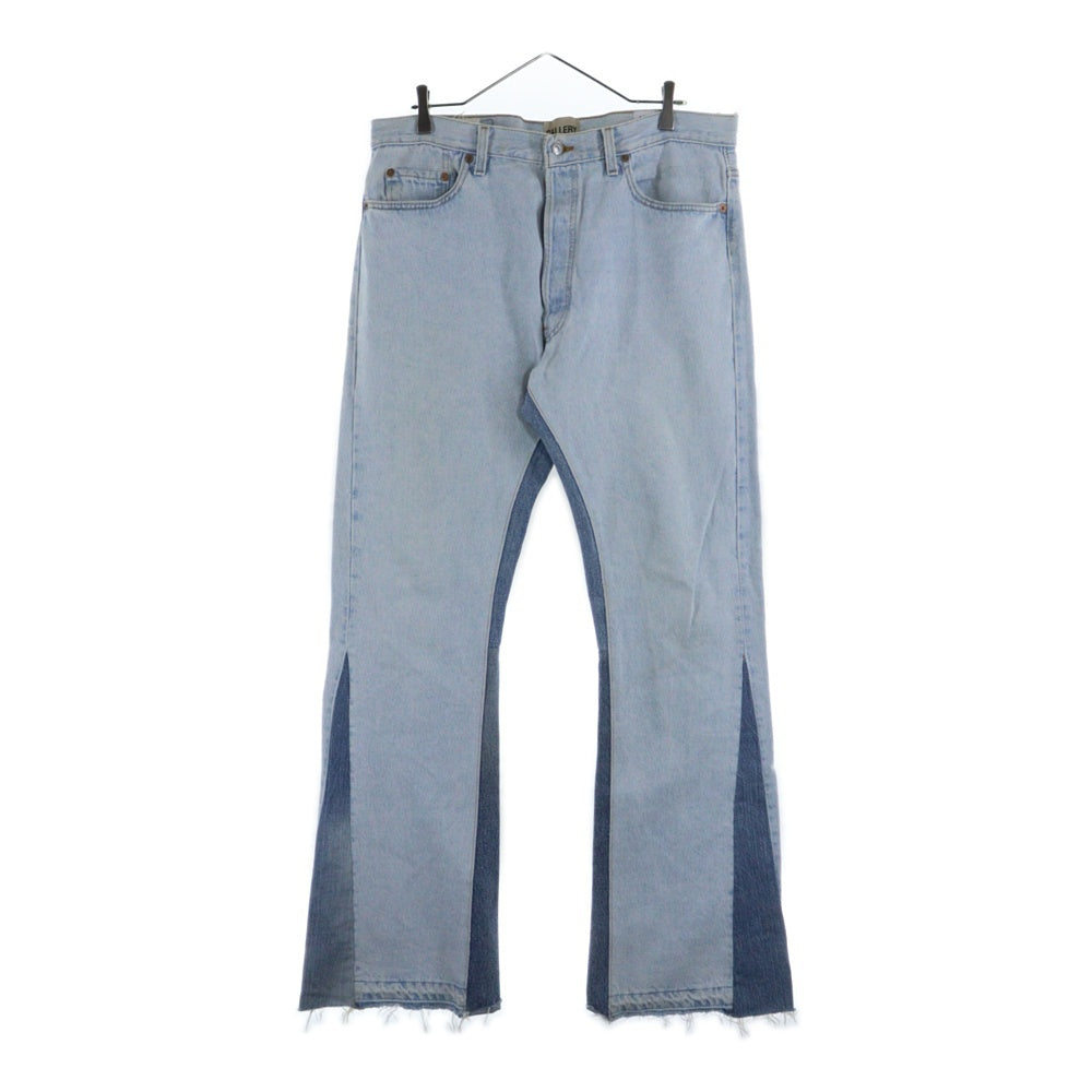 GALLERY DEPT.(ギャラリーデプト) 90210 LA FLARE JEANS ラ フレア 再構築デニムボタンフライ ダメージ加工フレアロングデニムパンツ インディゴ