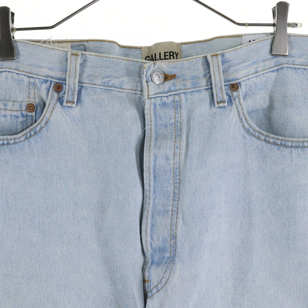 GALLERY DEPT.(ギャラリーデプト) 90210 LA FLARE JEANS ラ フレア 再構築デニムボタンフライ ダメージ加工フレアロングデニムパンツ インディゴ