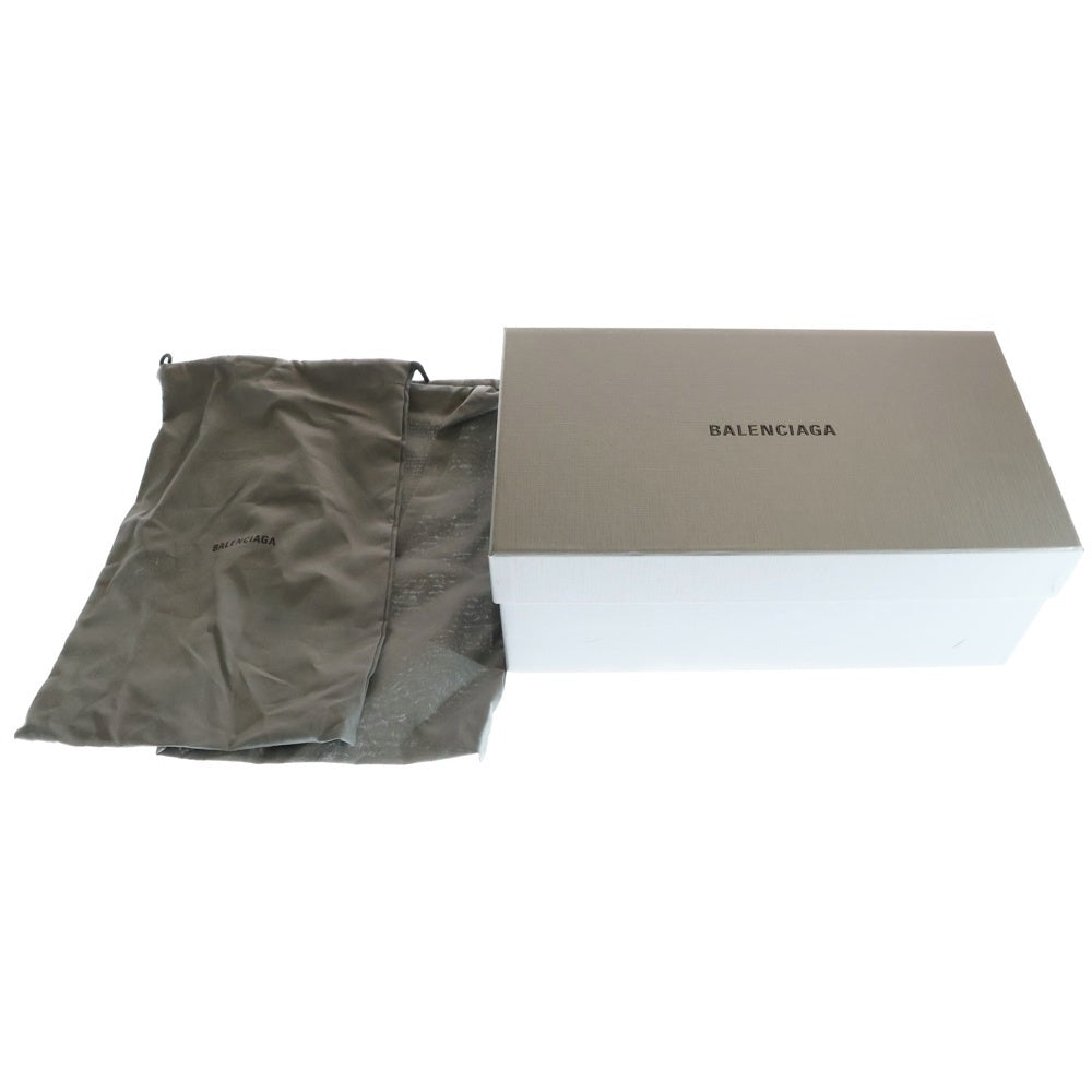 BALENCIAGA(バレンシアガ) 23SS BB Icon Derby メタル BBアイコン スクエアトゥ カーフレザー ダービー ドレスシューズ ブラック 712642 WA8E1