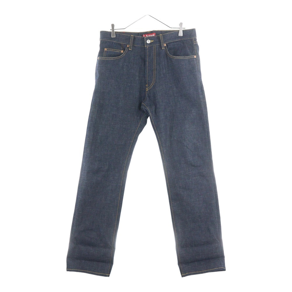 SUPREME(シュプリーム) Rigid Slim Jean ボタンフライ リジットスリムジーンズ デニムパンツ インディゴ