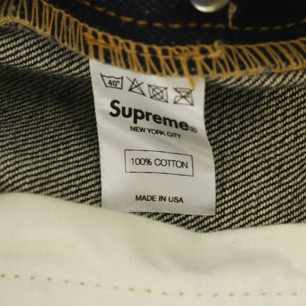 SUPREME(シュプリーム) Rigid Slim Jean ボタンフライ リジットスリムジーンズ デニムパンツ インディゴ