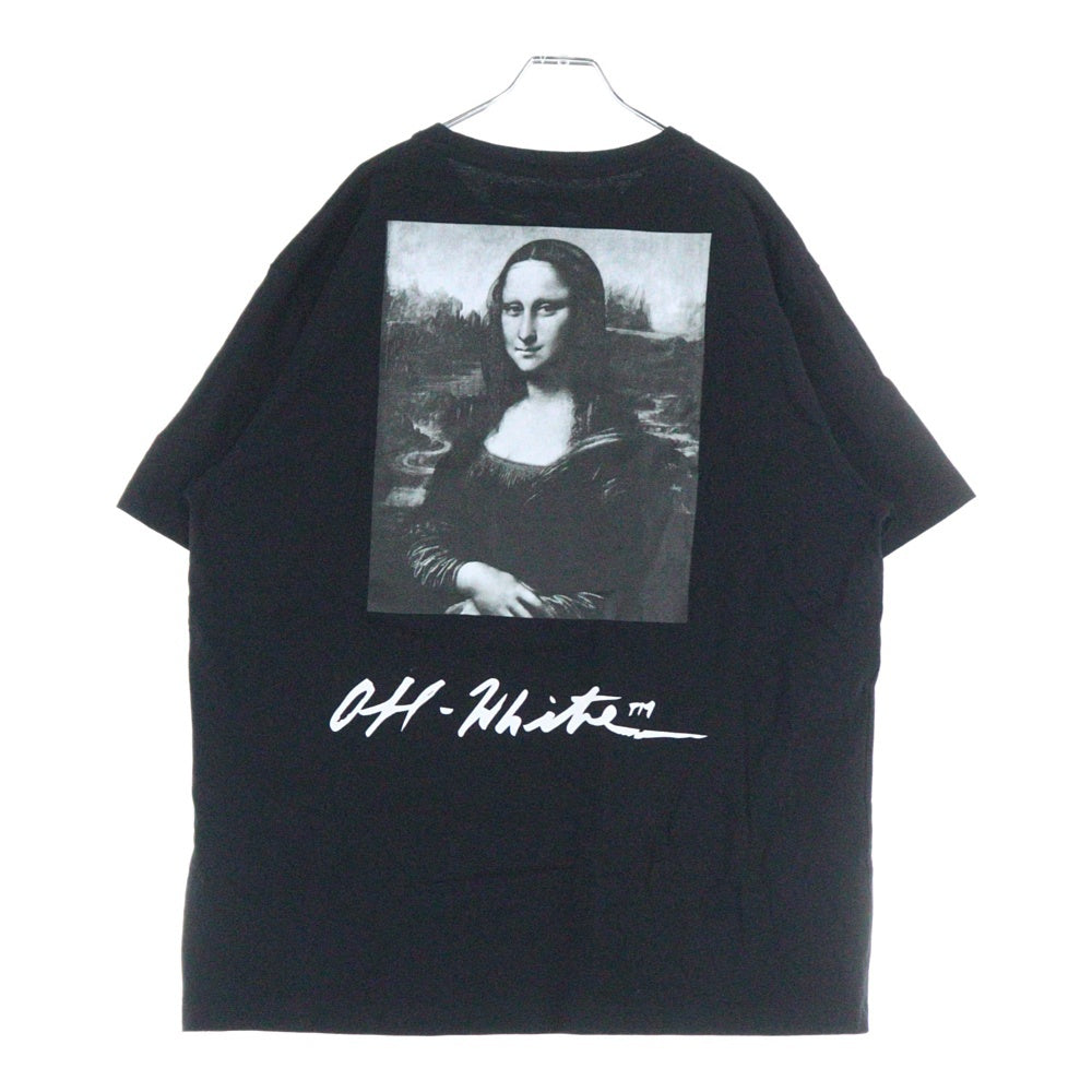 OFF-WHITE(オフホワイト) 19SS MONNALISA S S OVER TEE モナリザ バックプリント オーバーサイズ半袖Tシャツ カットソー ブラック OMAA038S19185005
