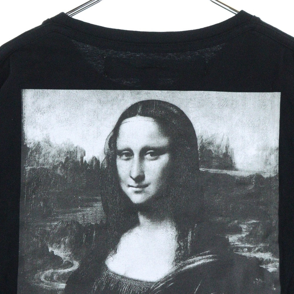 OFF-WHITE(オフホワイト) 19SS MONNALISA S S OVER TEE モナリザ バックプリント オーバーサイズ半袖Tシャツ カットソー ブラック OMAA038S19185005