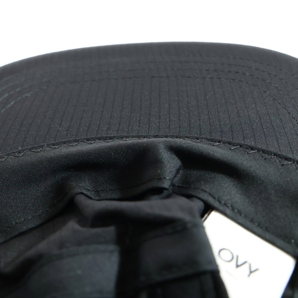 NO BRAND(ノーブランド) OVY Cordura Nylon Combination Jet Cap オヴィー コーデュラ ナイロン ジェットキャップ 帽子 ブラック