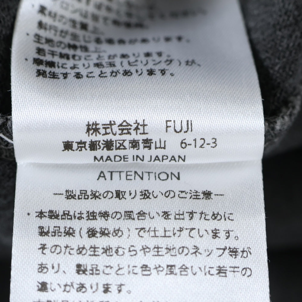 NO BRAND(ノーブランド) OVY Pigment Dyed Relax Fit T-shirts オヴィー ピグメントダイリラックスフィット 半袖Tシャツ カットソー ブラック