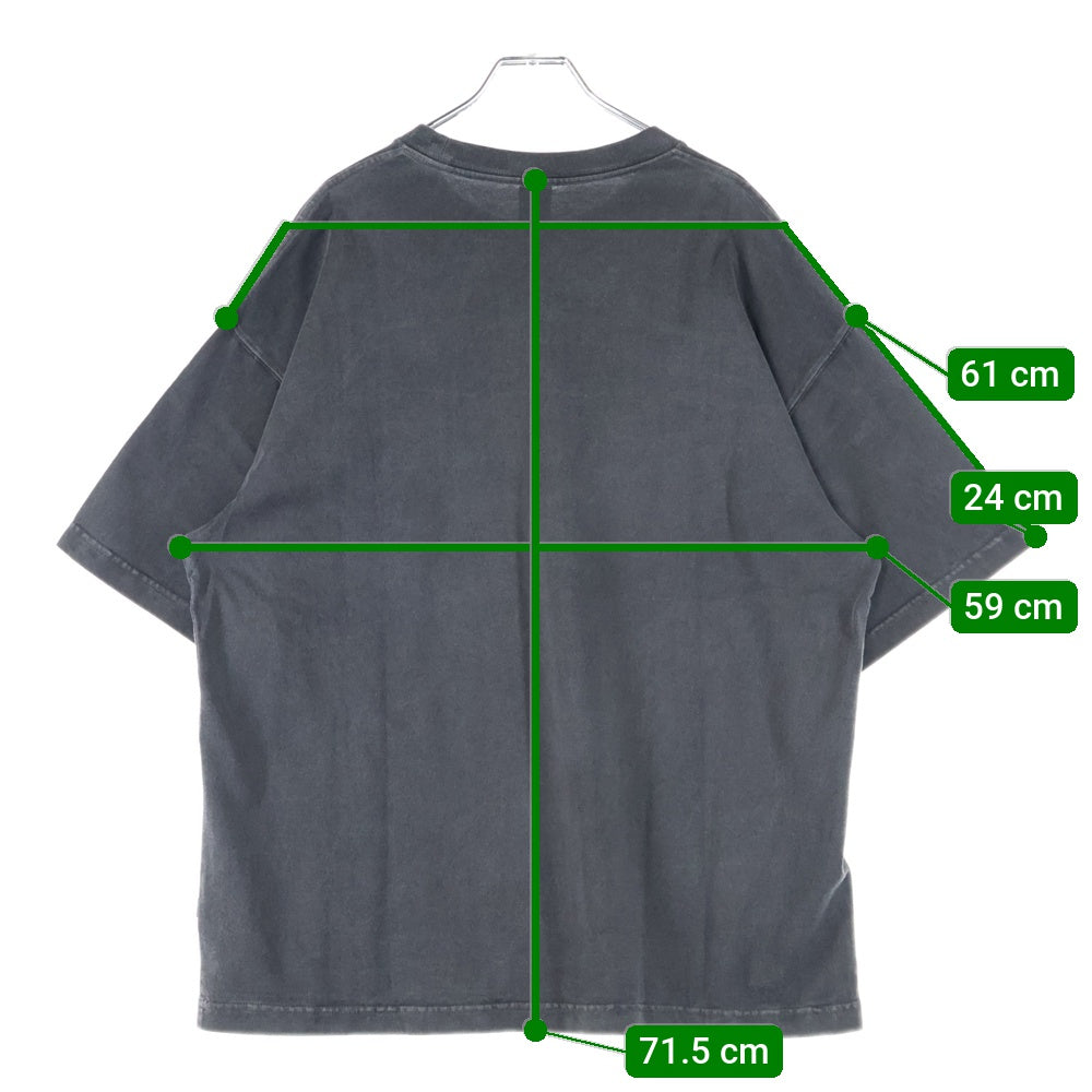 NO BRAND(ノーブランド) OVY Pigment Dyed Relax Fit T-shirts オヴィー ピグメントダイリラックスフィット 半袖Tシャツ カットソー ブラック