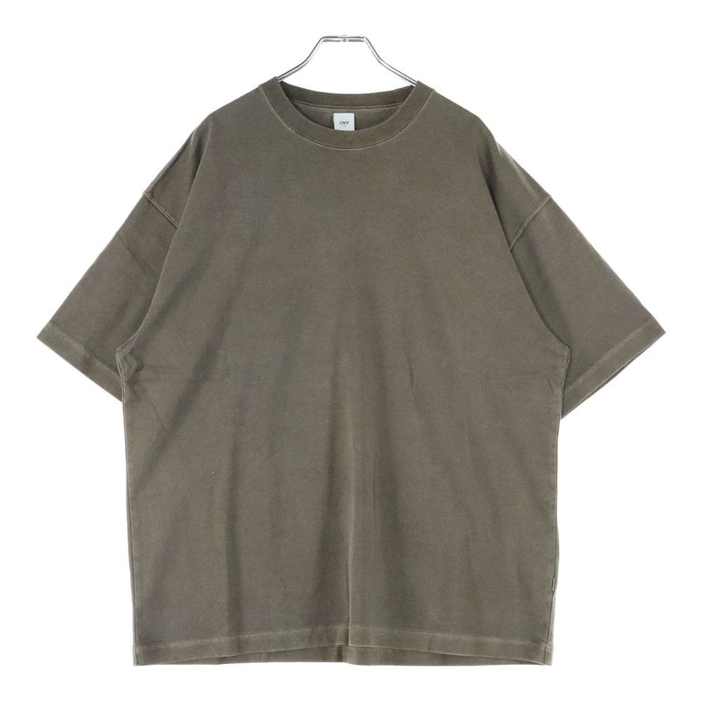 OVY(オヴィー) Pigment Dyed Relax Fit T-shirts オヴィー ピグメントダイリラックスフィット 半袖Tシャツ カットソー ブラウン